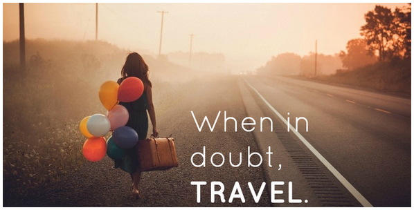 lxtb's tweet image. When in doubt, travel! Always remember ;-) #travel #quotes
