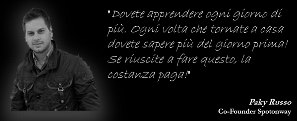 Buona Domenica con il consiglio di @PakyMR di <a href="/spotonway/">spotonway</a>!Scopri su istudentsblog.com/interviste/int… #startup #offerte #shopping