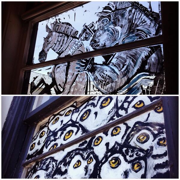 rbenderstudio's tweet photo. Our entry for the @HintonburgHap #windowcontest! Winner announced @ the closing party @theHPHx 3-6pm! #Hintonburg :D http://t.co/Zn2ITL0pPU