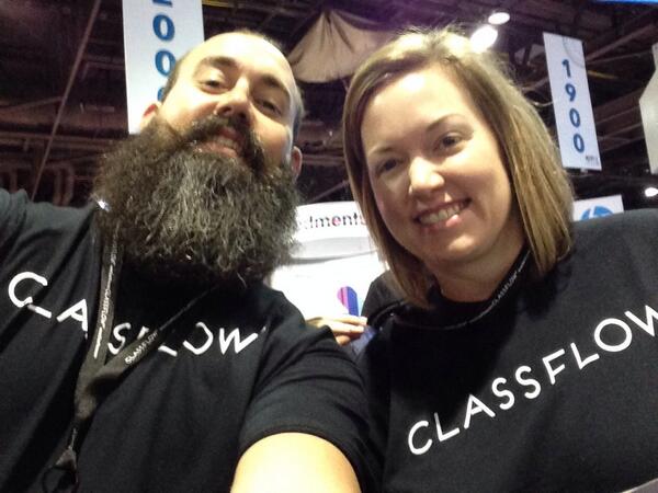 MattBarfield00's tweet photo. Getting ready to kick off #ISTE2014 at @MyClassFlow #2133 #ISTEProm @lauraavery http://t.co/lZBvlTVH6b