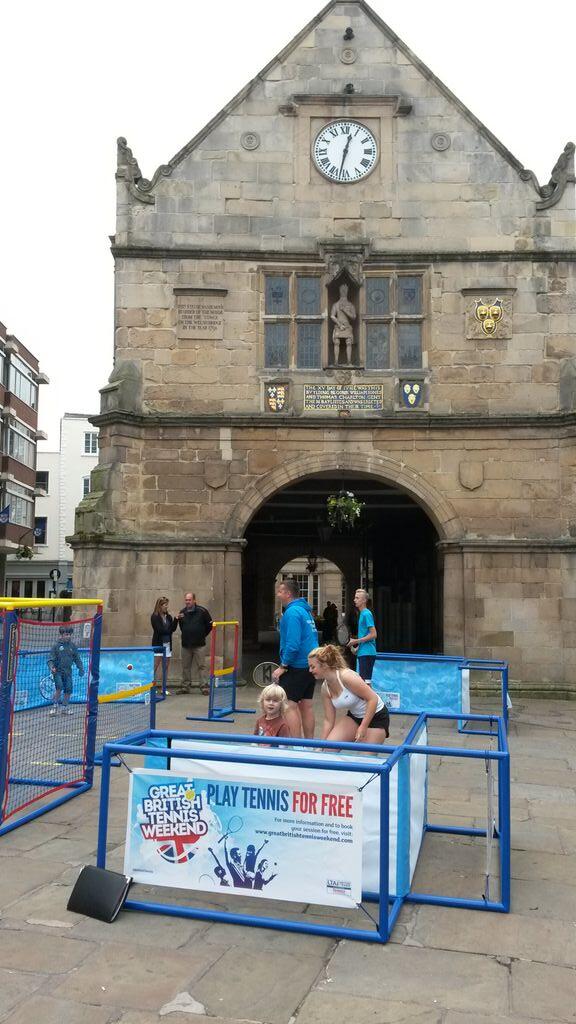 Stuart Dunn Sport&PR (@sdsportandpr) on Twitter photo Great backdrop for today's Tennis in the Square. Free event in Shrewsbury until 4pm. <a href="/LTAShropsStaffs/">TennisShropsStaffs</a> <a href="/TennisFactory/">Tennis Factory</a> Great backdrop for today's Tennis in the Square. Free event in Shrewsbury until 4pm. <a href="/LTAShropsStaffs/">TennisShropsStaffs</a> <a href="/TennisFactory/">Tennis Factory</a>