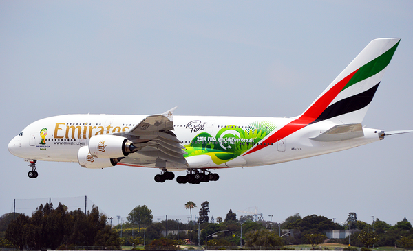 その他 Airbus A380-800 FIFA WORLD CUP Brazil Our @Airbus A380 with a special #FIFA #worldcup @Pele livery at