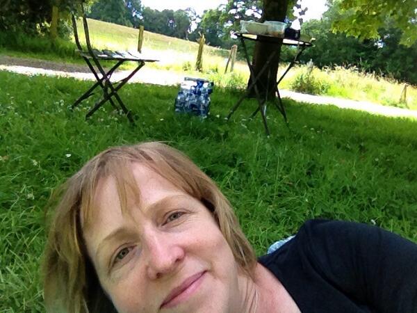 TWHarriers's tweet image. Aid station manager selfie. #itsatoughjob #TeamHarriers