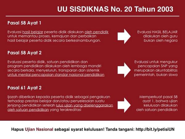 UN aja sebenarnya melanggar undang undang. Mentrinya aja yg ngotot. Plus didukung JK.