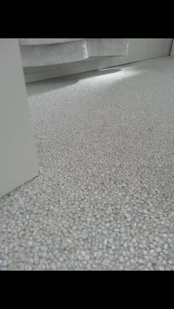 resfloor's tweet image. Do you love our latest job as much this customer does?This a pearl white and is fitted in a bathroom! waterproof too