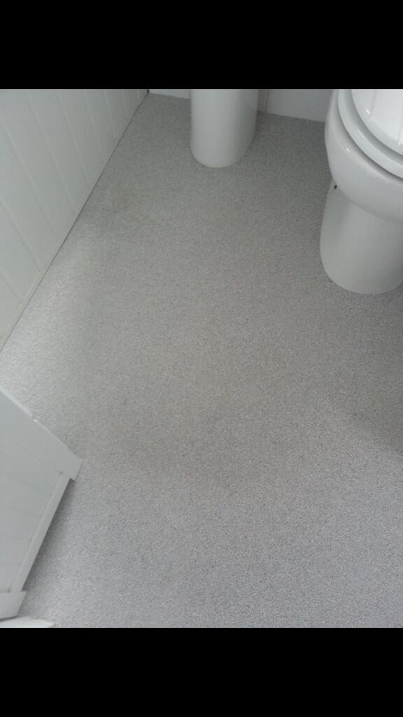resfloor's tweet image. Do you love our latest job as much this customer does?This a pearl white and is fitted in a bathroom! waterproof too