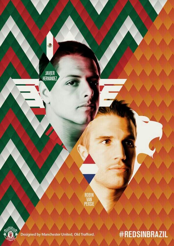 indomanutd's tweet photo. Belanda vs Mexico, RvP vs Chicharito. Siapa yang kalian dukung malam ini ? http://t.co/1awvaqV6tR