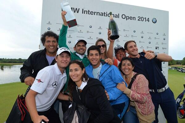 Congratulations once more to BMW International Open Champion <a href="/fabrizanotti/">Fabrizio Zanotti</a> as he celebrates with friends &amp; family