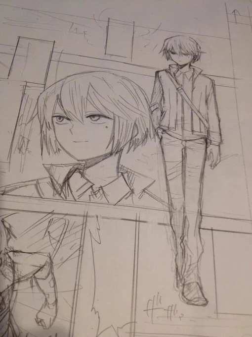 急ぎの原稿下書き。 
