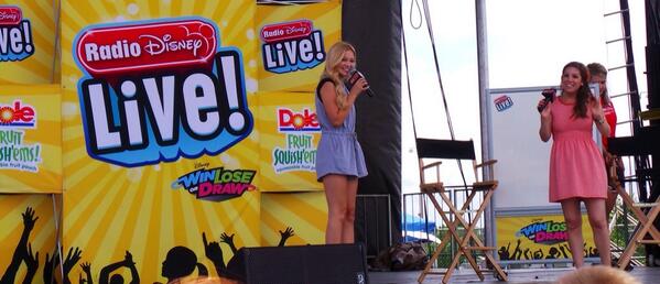 radiodisney's tweet photo. Check out @olivia_holt at #RDLive Fueled By @DoleFoods Fruit Squish'ems at @TasteofJoliet in Chicago, IL! http://t.co/tql5plB2X5
