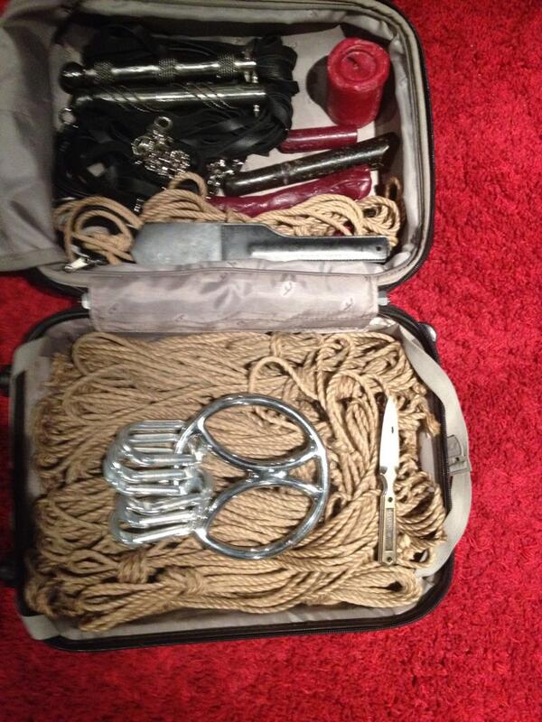 Have rope...will travel. 😉 VAM doing what he does best. Erotic rope at Our Secret Spot.