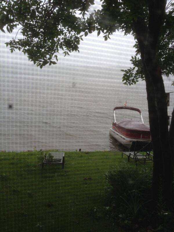 #lakeisrising #crookedlake #prairieproblems