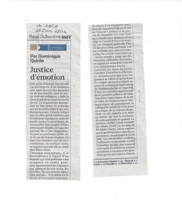 BBerthelemot's tweet photo. Débat sur la #findevie : Vincent Lambert, Dr Bonnemaison: il convient de ne pas tout mélanger. http://t.co/72VAdwInMK