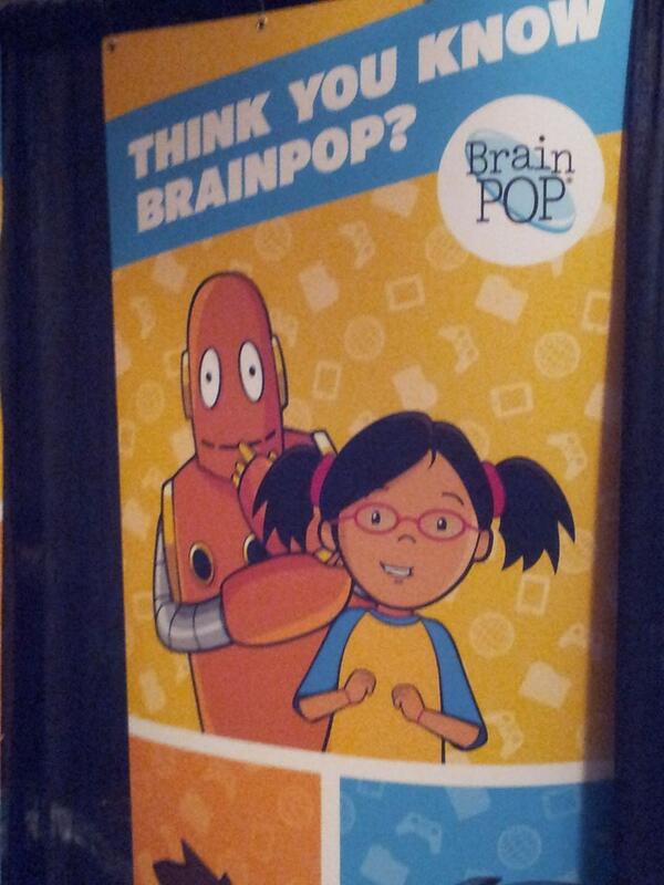 How cool! Dr. Kedar, the founder of Brainpop, just popped into our session! #ISTE2014