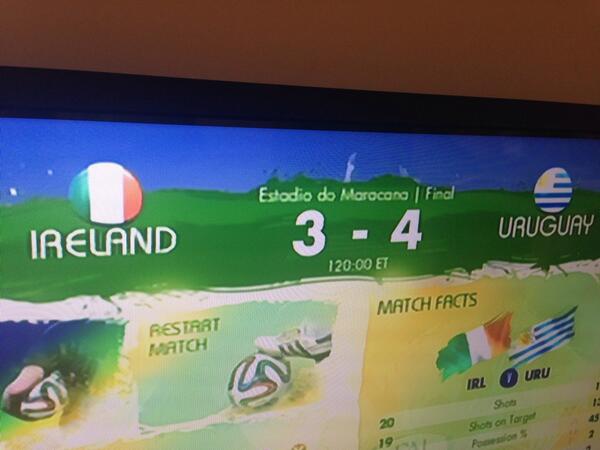 @kdsportscookley ....because I am queen of FIFA 14 #worldcup ;)