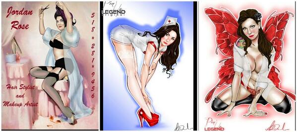 Hairbymelissak's tweet photo. Mine, my sisters and a friends pic that we got done by pinuplegend! They are now on twitter. Check them out! http://t.co/gP04dj3Yjs