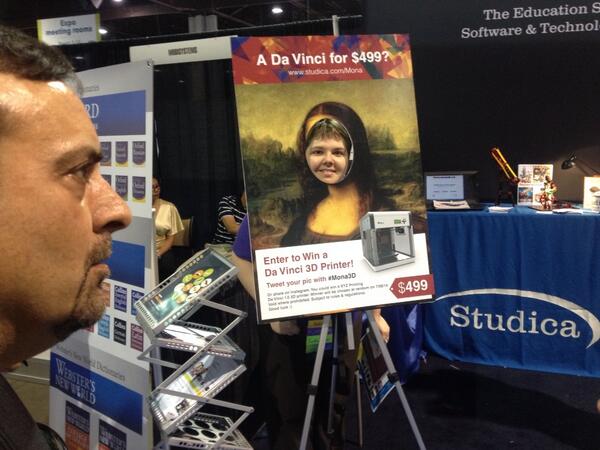 itsjarmstrong's tweet image. #mona3d #iste2014