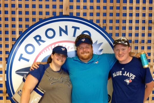 MacLeod27's tweet photo. Happy to see @OvParksy  today at the #bluejays game! Stay Classy Walkerton #cottageinthecity @BlueJays @MarlaB1981 http://t.co/LoZurYBEmR