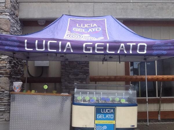 HazayBaby's tweet photo. Now serving gelato at the round house @luciagelato http://t.co/PimSJnIbR1