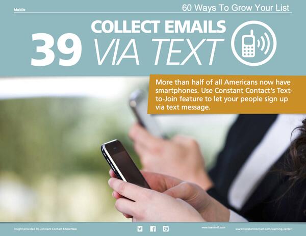 learnin45's tweet image. Today's tip for growing your email newsletter lists, use Constant Contact's #TextToJoin, bit.ly/1wBt5Bh