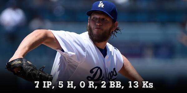 MLB's tweet photo. 28 straight scoreless frames for @ClaytonKersh22, who went 6-0 in June with 0.82 ERA. http://t.co/nJ2KGwTlpi #Whiff http://t.co/MwTQWlRbQE