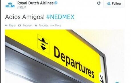 Aerolínea holandesa tuitea broma sobre México; crea polémica