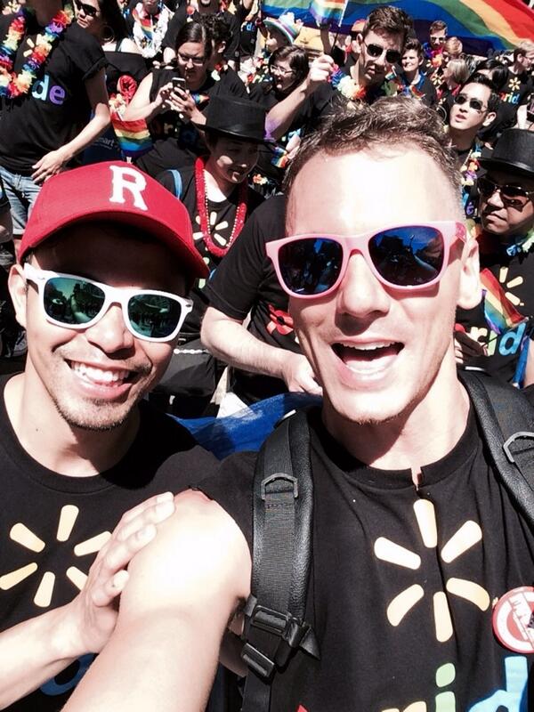 Crystopher_Rae's tweet image. Marching with Walmart in the SF Pride parade!!#walmartpride #walmartlabs #walmart