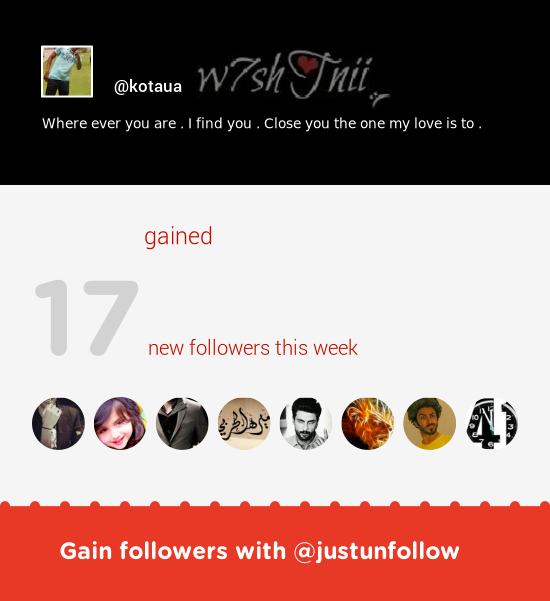 kotaua's tweet photo. Fab tweeps @modk3050 @shwaiiiF_ &amp; more followed me. Grow with http://t.co/NTHezJ1wQz http://t.co/nnBEgbFk2r