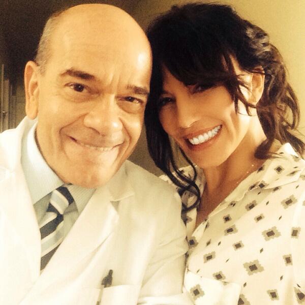 RobertPicardo's tweet photo. Big fun with @KristaAllenXO on set of #AlloyComedy project; whole cast and writing hilarious! http://t.co/OMWDZV6usx