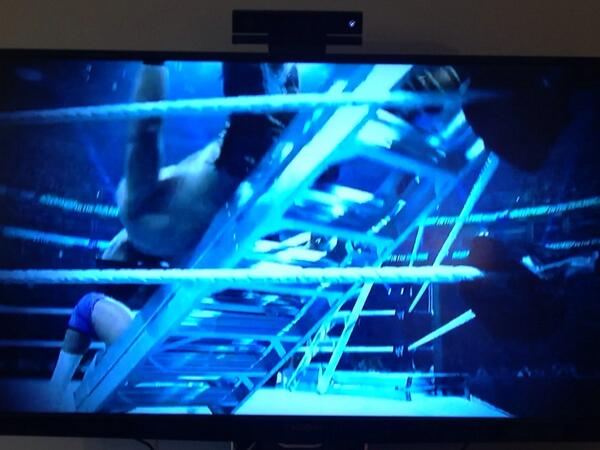 webn's tweet photo. Arm bars and bear hugs are best for business! #WWENetwork #MITB2014 #RestMove http://t.co/pmavR8cEPz