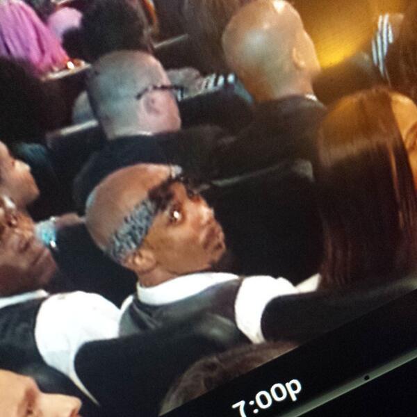 Tupac in the crowd at the BET awards