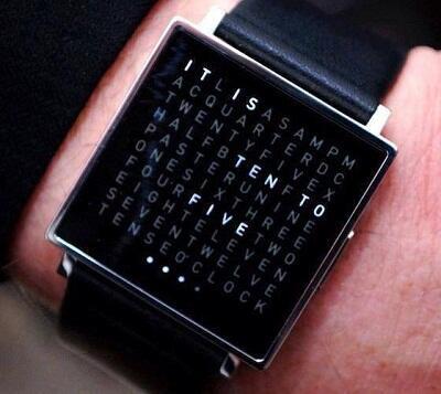FunInventions's tweet photo. Time Telling Watch With Words! http://t.co/l5frAmybHO