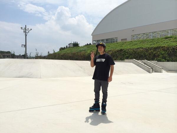 ｂｕｄｄｙ 今日はbuddy 長野県の三才というところにある北部スポーツ レクリエーションパークにきております ここのスケート パークに良介が挑戦 O Buddy 三才 スケートパーク インライン Http T Co Zbmtmgbqna Twitter