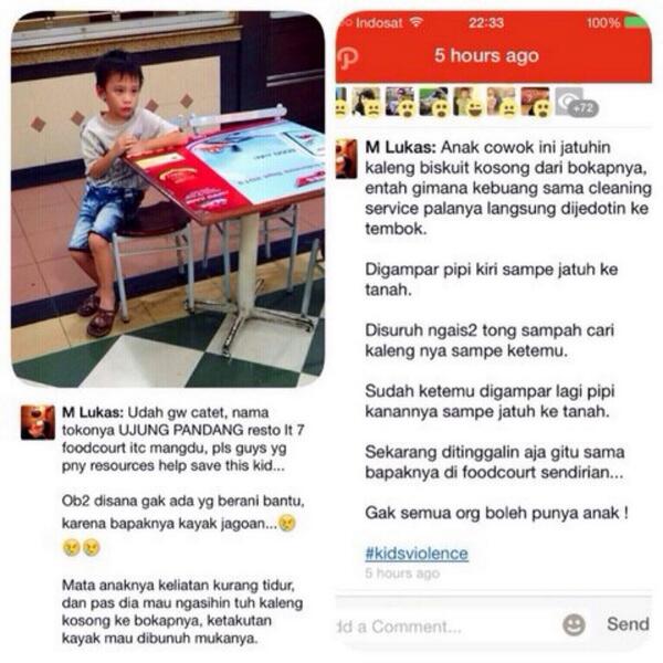Caroline_Hero's tweet photo. Memanggil semua pemerhati/pejuang kesejahteraan dan perlindungan anak. #StopChildAbuse http://t.co/Fx0JkwnbZ7