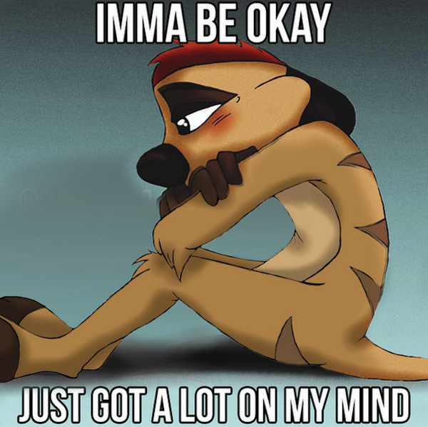 But I never will be okay ever again