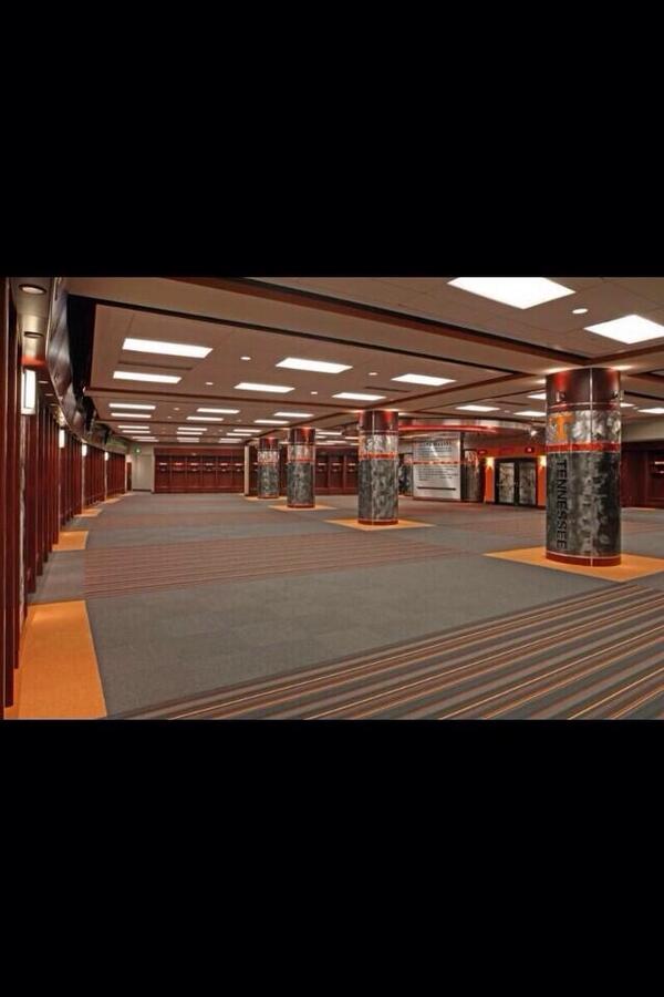 Best_Facilities's tweet photo. University of Tennessee Vols new Football Locker Room http://t.co/PUTD6MM9nA