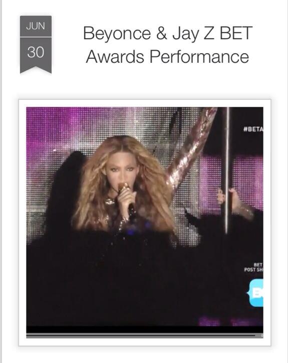 Beyonce &amp; Jay Z shut down the #BETAwards2014 watch at versatilescoop.blogspot.co.uk/2014/06/beyonc… #BeyonceBETAwards #OscarTrial #franig 🎤💋