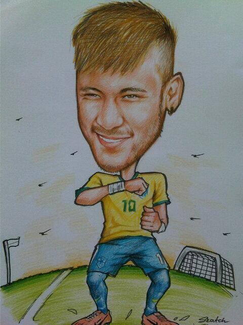 Skatchy Sketch Twitter Karikatur Neymar Yuk Temen Diorder Lg Http