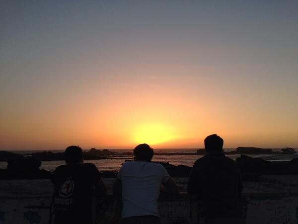 tompilk's tweet image. Sunset in Essaouira #WhoNeedsSpaceCake #PilksInAfrica