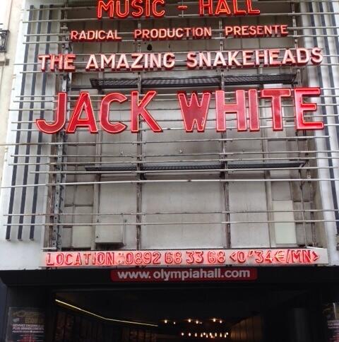 The Amazing Snakeheads play L'Olympia, Paris with Jack White tonight