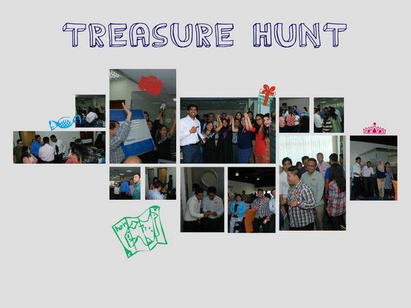 WestconS_ME's tweet photo. All work and no play makes Jack a dull boy! Westcon takes that seriously! Result = Treasure hunt planned = FUN!! http://t.co/ltdiq5ySjy