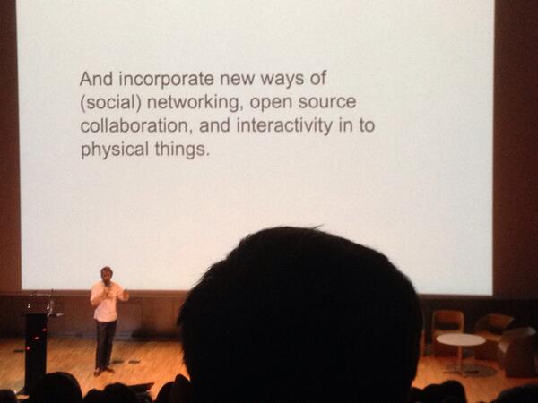 GuillemFerran's tweet image. Designers connect hardware and software. @janboelen #opendesign #sharedcreativity