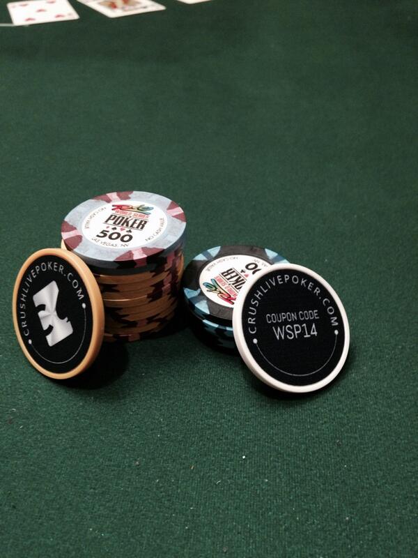 jessejcapps's tweet image. Rocked the @CrushLivePoker chips to an ItM bag. Whopping 9bigs #inthebigblind #wsop56 #anotherbag