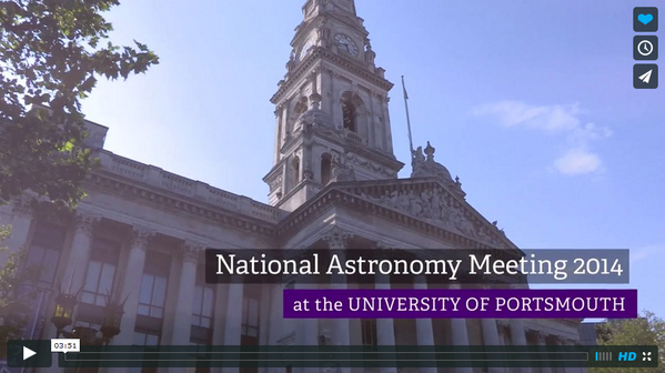 Video highlights from #NAM2014: the national <a href="/RoyalAstroSoc/">Royal Astronomical Society</a> meeting in Portsmouth last week port.ac.uk/uopnews/2014/0…