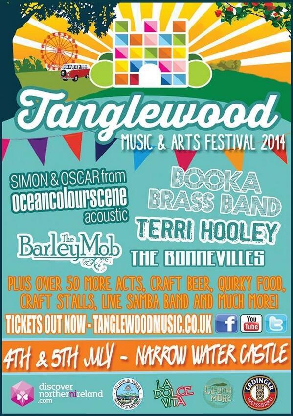 This weekend sees <a href="/Tanglewoodfest/">Tanglewood Music</a> take place at Narrow Water Castle tanglewoodmusic.co.uk