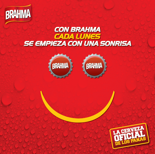 BrahmaEc's tweet photo. ¡Empieza con la mejor vibra la semana! http://t.co/585dB1NoVq