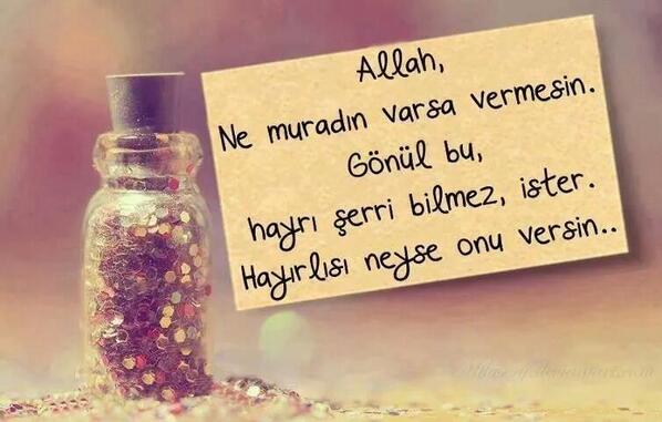 Sadece  dua...