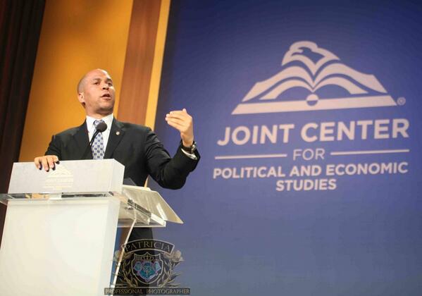 IAMBMaynard's tweet image. Senator Corey Booker keynotes our 2014 Joint Center Gala Dinner @JointCenter