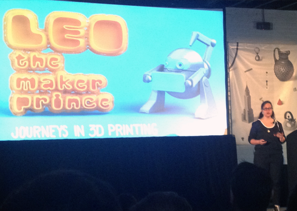 InquiringMonica's tweet image. LEO the Maker Prince—Carla Diana's 3D character's take on a life of their own. #make2learn