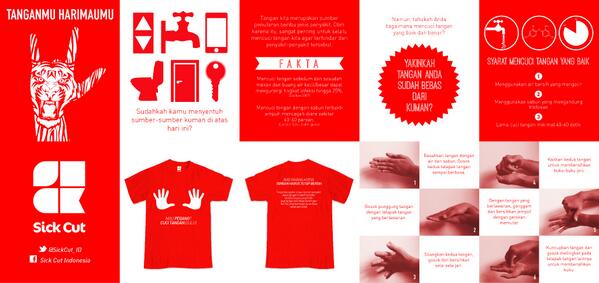 SickCut_ID's tweet image. Edisi Cuci Tangan
Tanganmu, Harimaumu!
Jaga dirimu dan orang yang kamu sayang
Promotional Price: IDR 80K
